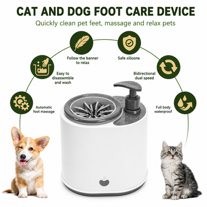 2-in-1 Pet Foot Washer & Cleaner
