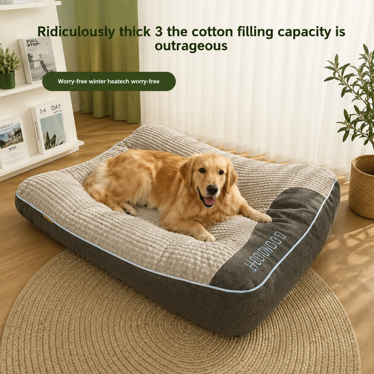 Orthopedic Pet Bed — Plush Support for Better Sleep